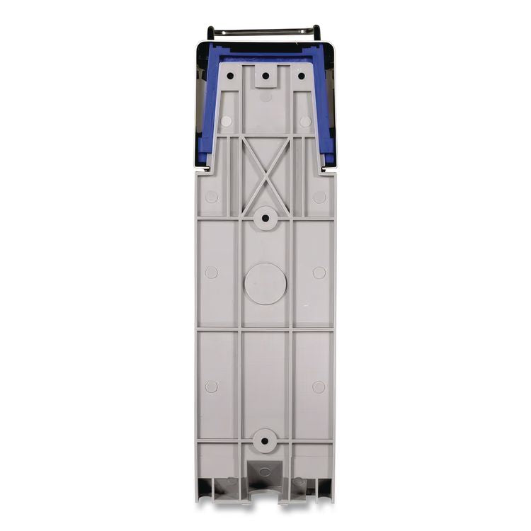 Heavy Duty Hand Care Wall Mount System, 1 gal, 5 x 4 x 14, Silver/Blue