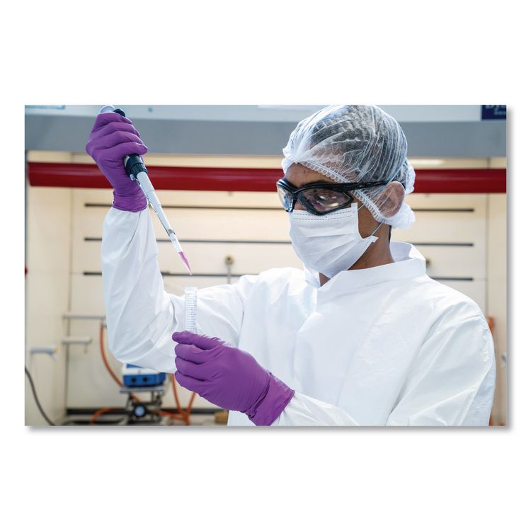 Polaris Nitrile Exam Gloves, AQL 0.65, X-Large, 5.9 mil Thick, 9.5" Long, Dark Magenta, 100/Box, 10 Boxes/Carton