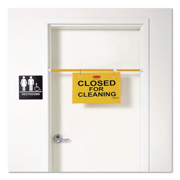 Site Safety Hanging Sign, 50 x 1 x 13, Yellow