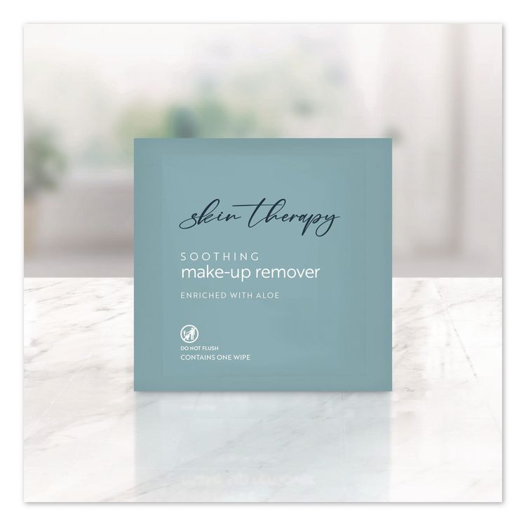 Luxury Wipe, Individually Wrapped, 1-Ply, 9.25 x 6, Fresh Aloe, White, 500/Carton