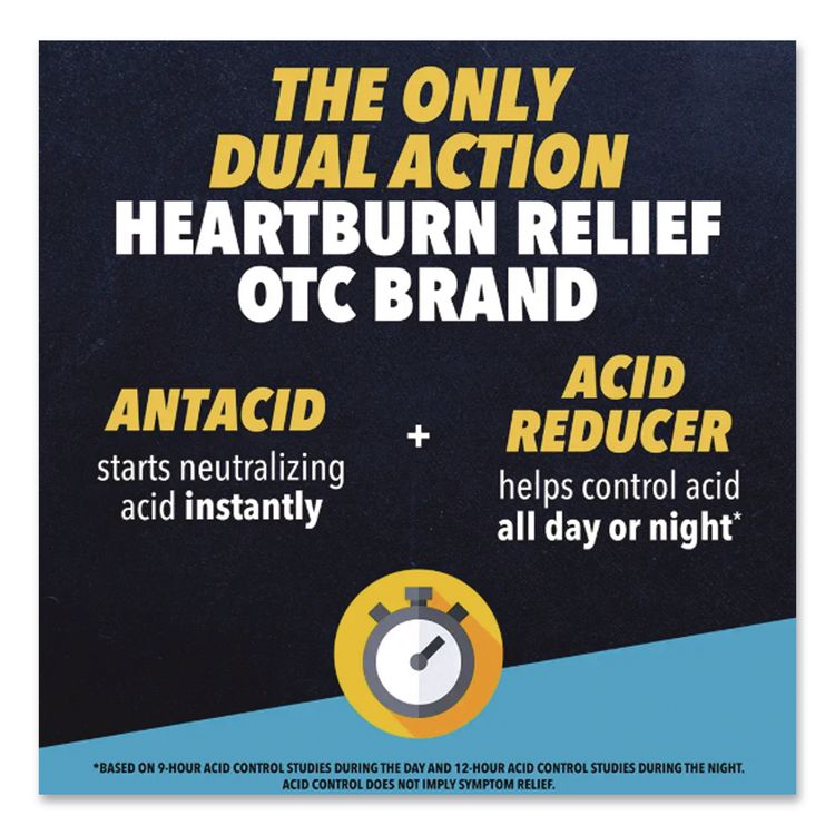 Complete Dual-Action Antacid, Berry Flavor, 30/Box
