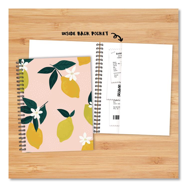 Citrus Weekly/Monthly Planner, 8.5 x 6.5, Pink/Yellow Cover, 12-Month (Jan to Dec): 2026
