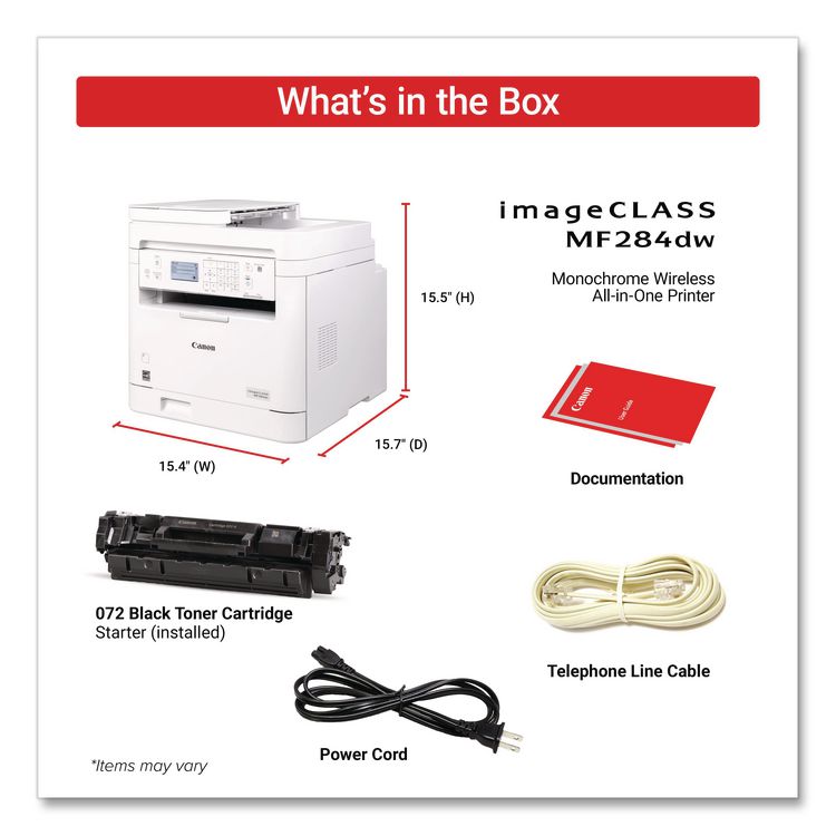 imageCLASS MF284dw, Copy/Print/Scan