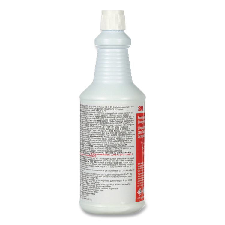 Heavy-Duty Bowl Cleaner, Unscented, 32 oz Bottle, 12/Carton