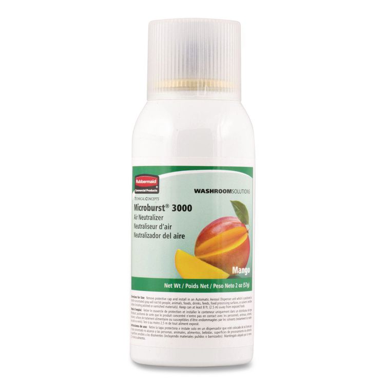 Microburst 3000 Refill, Mango, 2 oz Aerosol Spray, 12/Carton