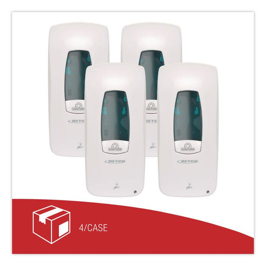 Clario C3 Touch Free Dispenser, 1,000 mL, 6.18 x 4 x 12.87, White, 4/Carton