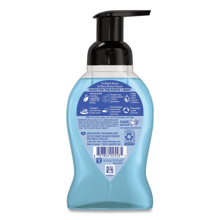 Velvet Silk Foaming Liquid Hand Soap, Twilight Berry and Shea Butter, 9 oz, 6/Carton