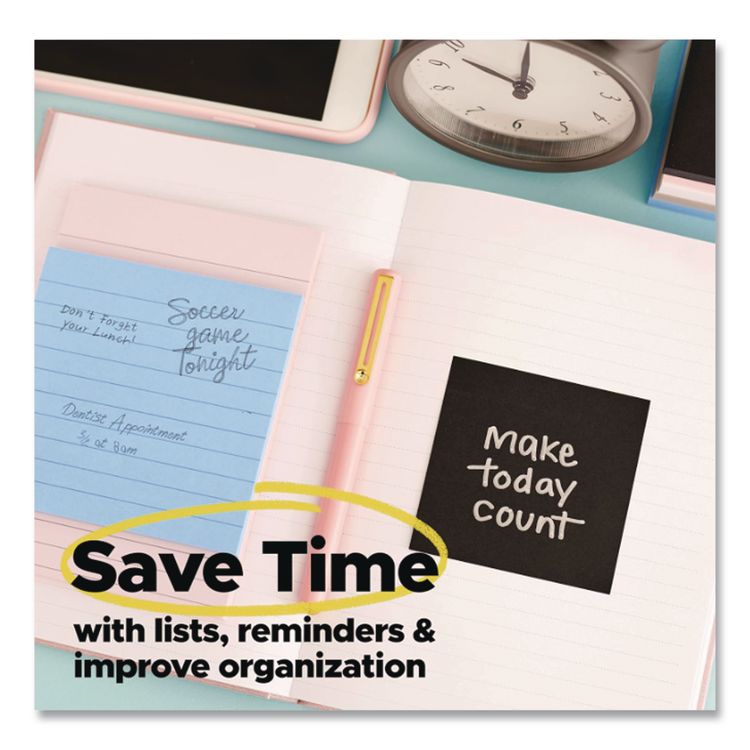 Pads in Simply Serene Colors, Note Ruled, 4 x 6, Assorted Colors, 90 Sheets/Pad, 3 Pads/Pack