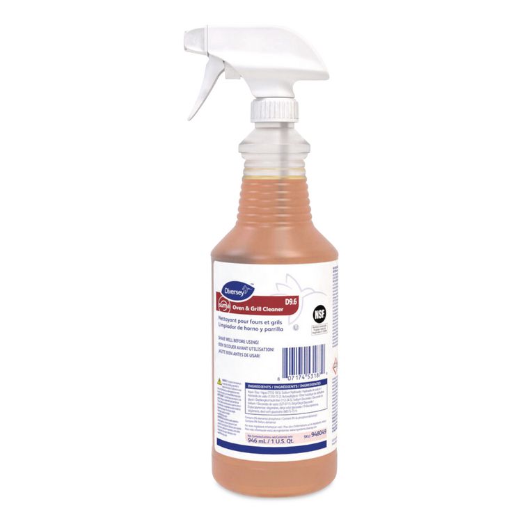 Suma Oven and Grill Cleaner, 32 oz, Spray Bottle, 12/Carton