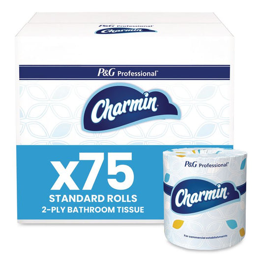 Commercial Bathroom Tissue, Individually Wrapped, Septic Safe, 2-Ply, White, 450 Sheets/Roll, 75 Rolls/Carton