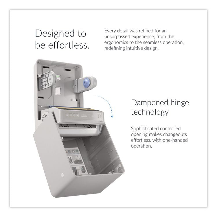 ICON Automatic Roll Towel Recessed Dispenser Housing with Trim Panel, 22 x 6.52 x 17.64, Stainless Steel