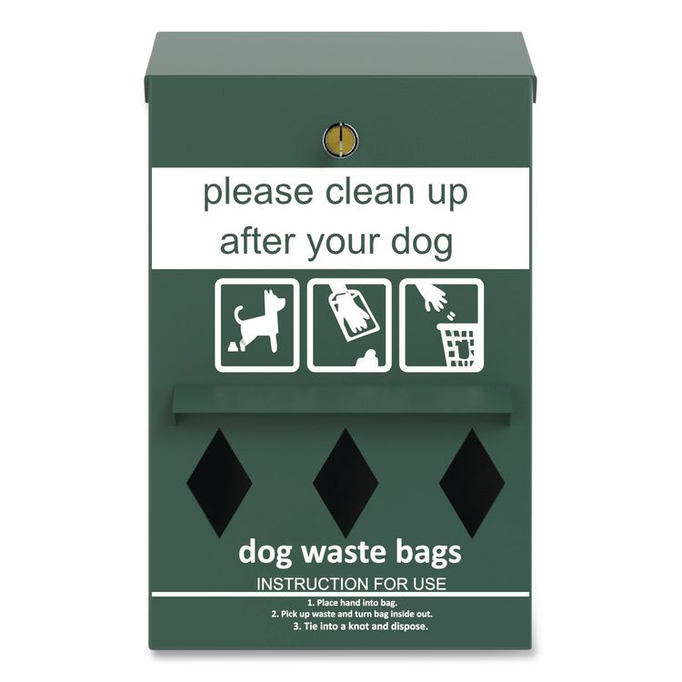 Wall-Mount Pet Waste Roll Bag Dispenser