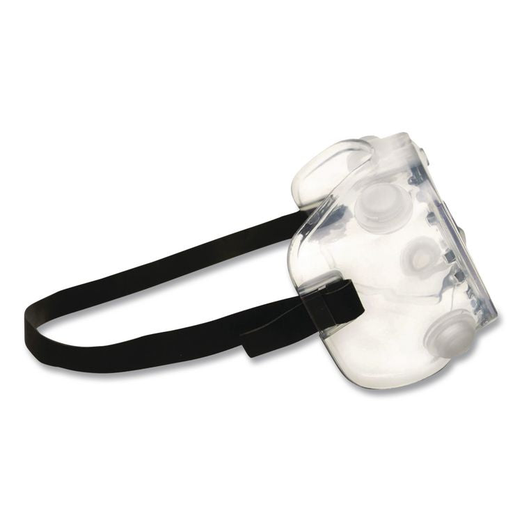 Chemical-Splash Goggles, Indirect Venting, OTG, Clear Lens, Clear Frame
