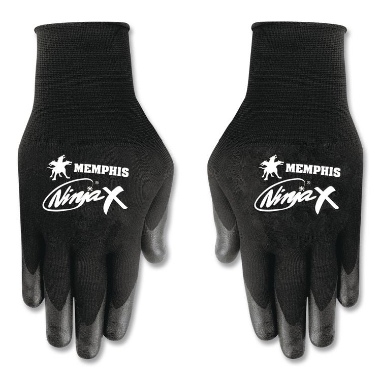 Ninja X Gloves, EN388: 412X, Small, Black, Pair