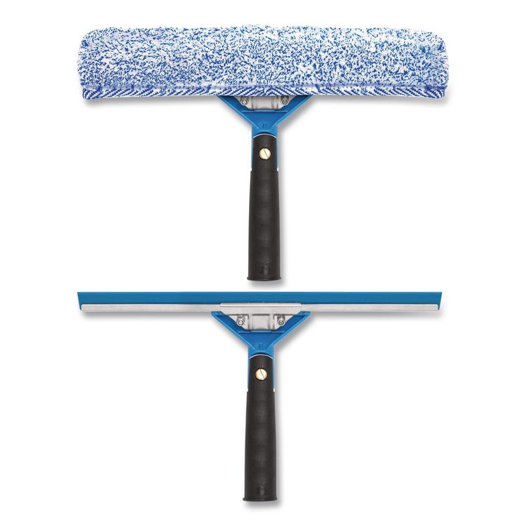 Swivel Window Washing Kit with Squeegee and Washer, 14" Wide, 2/Kit