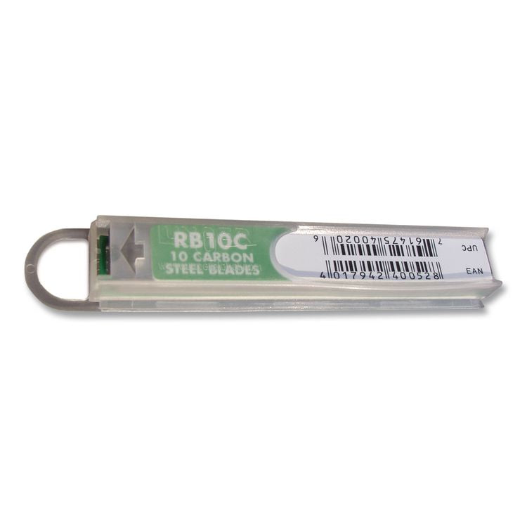 Replacement Blades for 4" Scrapers, Carbon Steel, 10/Pack