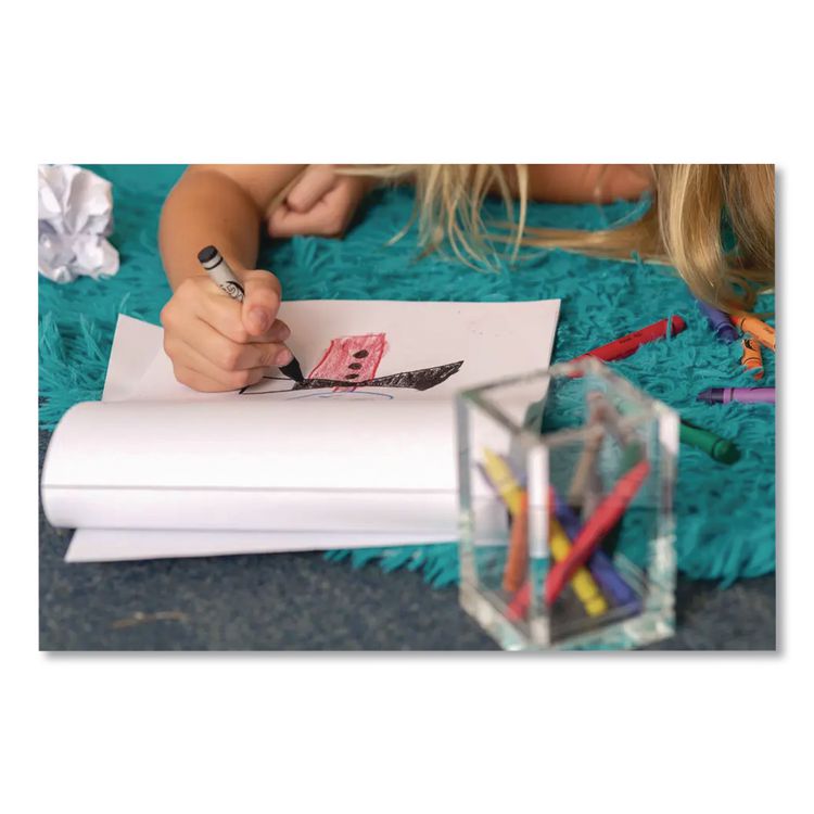 Crayons Made with Soy Classpack, Regular Size, 0.37" x 3.7", 8 Assorted Colors, 800/Carton