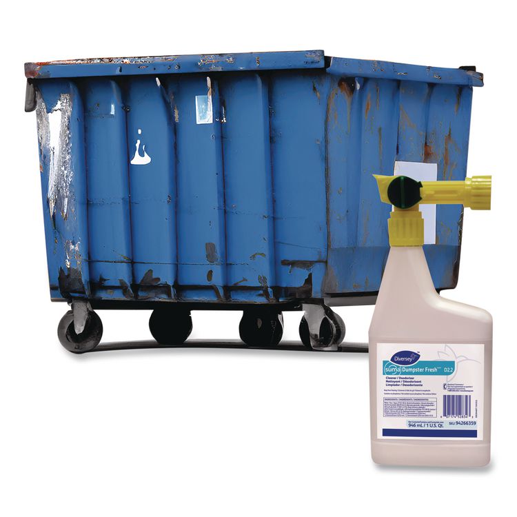 Dumpster Fresh, Floral, 32 oz Spray Bottle, 4/Carton