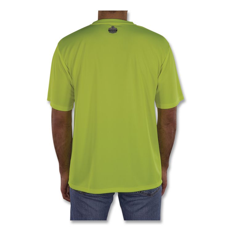 GloWear 8092 Non-Certified Essential Hi-Vis T-Shirt, 4X-Large, Lime