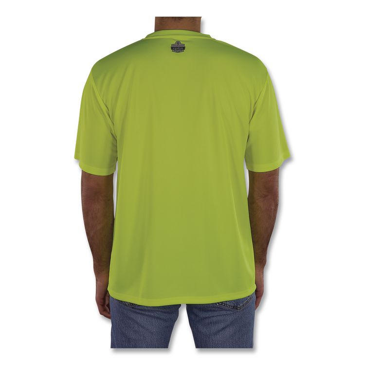 GloWear 8092 Non-Certified Essential Hi-Vis T-Shirt, 5X-Large, Lime