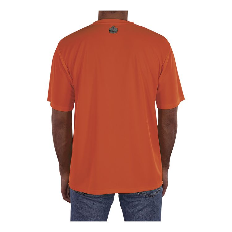 GloWear 8092 Non-Certified Essential Hi-Vis T-Shirt, Large, Orange