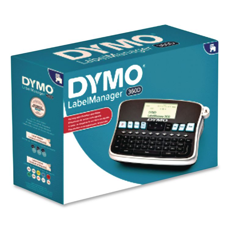 LabelManager 360D Label Maker, 2 Lines, 2.8 x 7.76 x 5.9