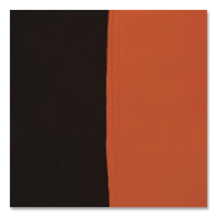 GloWear 8317BK Class 3 Performance Hi-Vis Hooded Sweatshirt with Black Bottom, 5X-Large, Orange