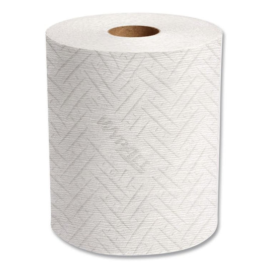 Reach System Roll Towel, 1-Ply, 11 x 7, White, 340/Roll, 6 Rolls/Carton