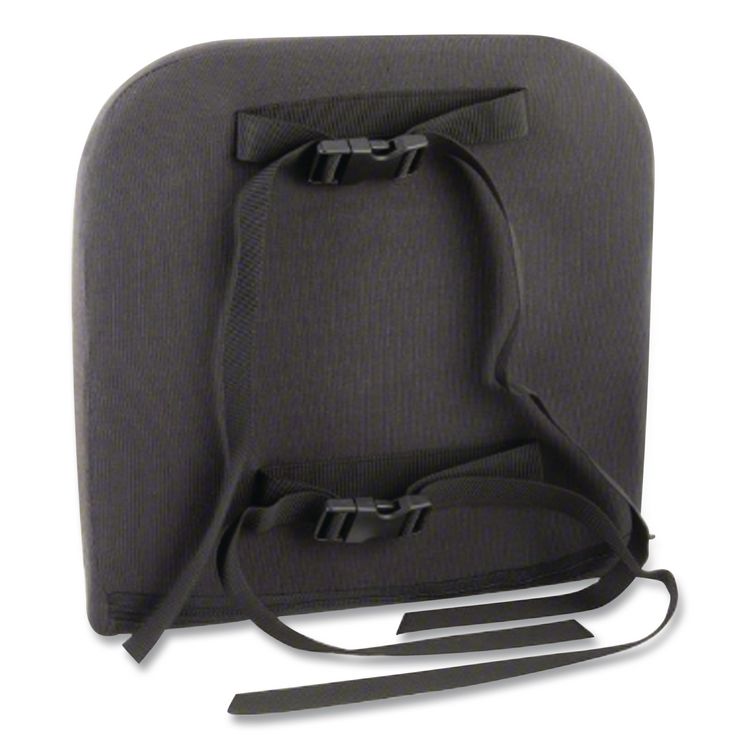 Memory Foam Backrest, 16 x 12 x 16, Black