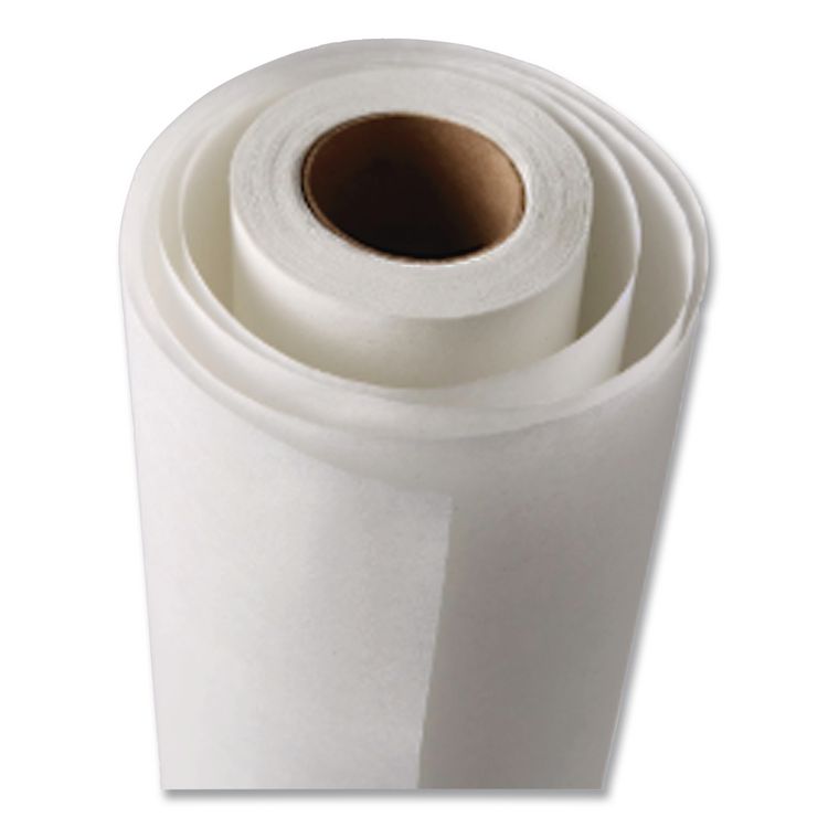 Exam Table Paper, Deluxe Crepe, 21" x 125 ft, White, 12/Carton