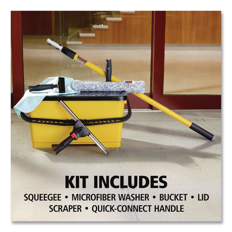 Glass/Window Cleaning Starter Kit, 6-Piece