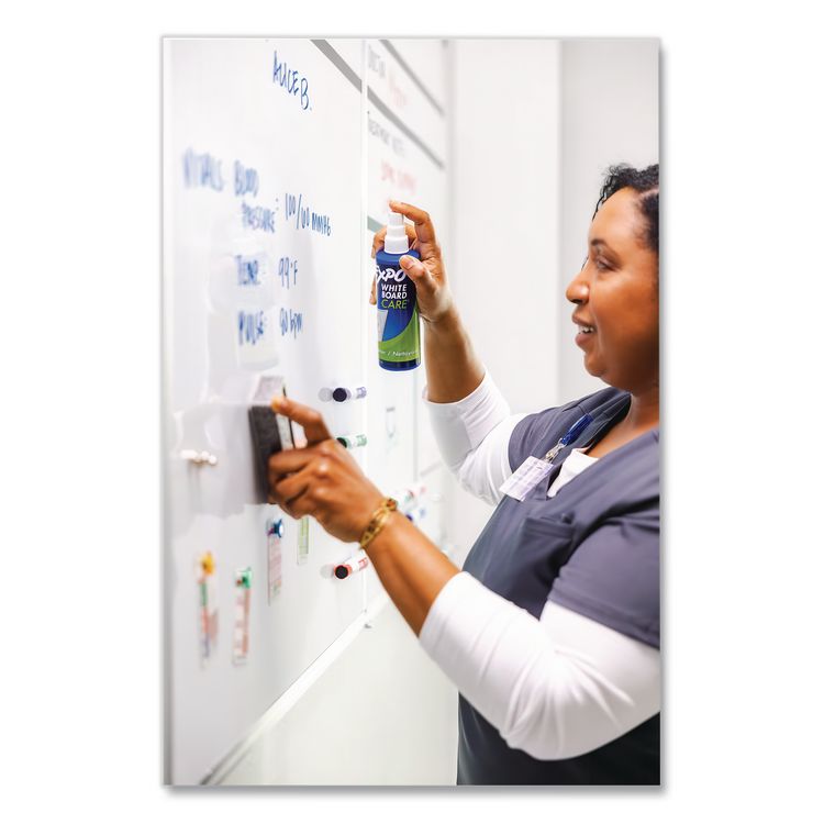 White Board CARE Dry Erase Surface Cleaner, 8 oz Spray Bottle