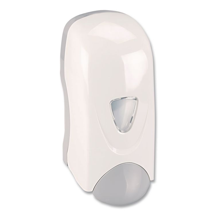 Foam-eeze Bulk Foam Soap Dispenser with Refillable Bottle, 1,000 mL, 4.88 x 4.75 x 11, White/Gray