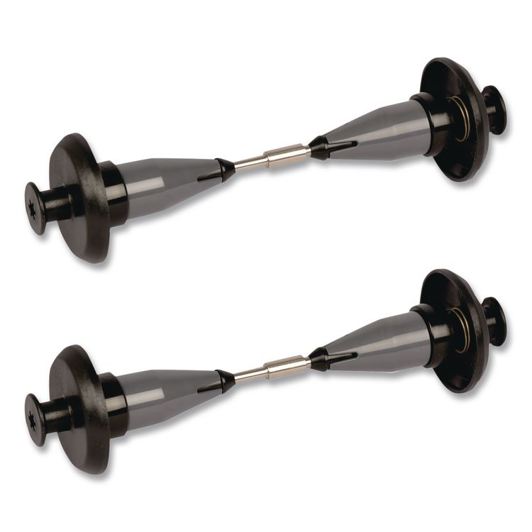 Coreless High Capacity Spindle Kit, Plastic, 3.66" Roll Size, Type B, Gray, 2/Kit