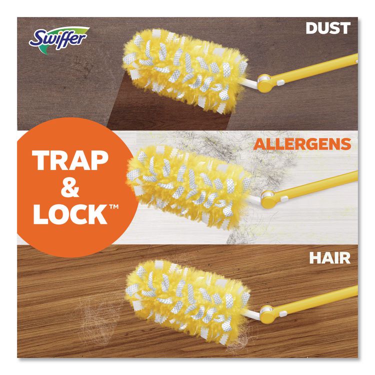 360 Heavy Duty Extendable Starter Dusting Kit, 3 Refills and One 6" to 3 ft Pole, 4 Kits/Carton
