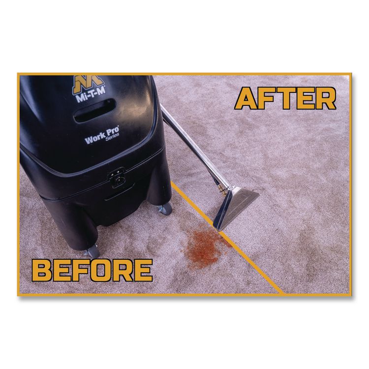 Work Pro Heated 12 Gallon Carpet Extractor, 12 gal Capacity, 6" Cord