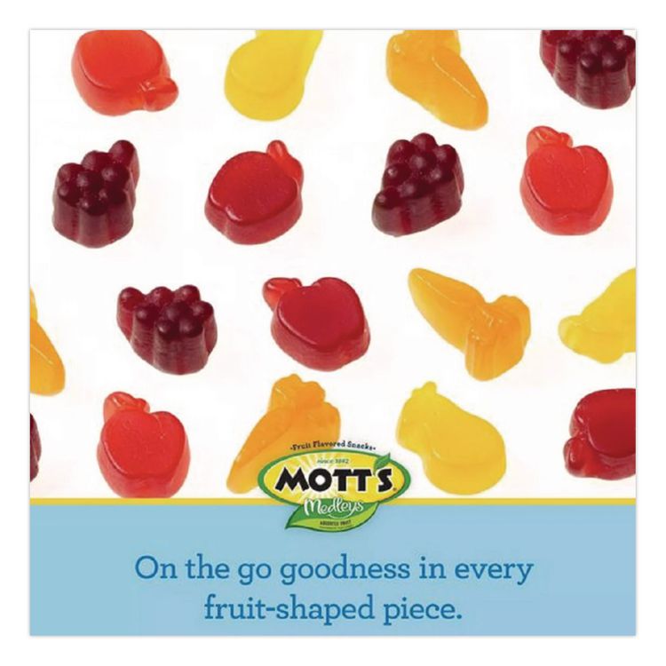 Medleys Fruit Snacks, 0.8 oz Pouch, 90 Pouches/Box
