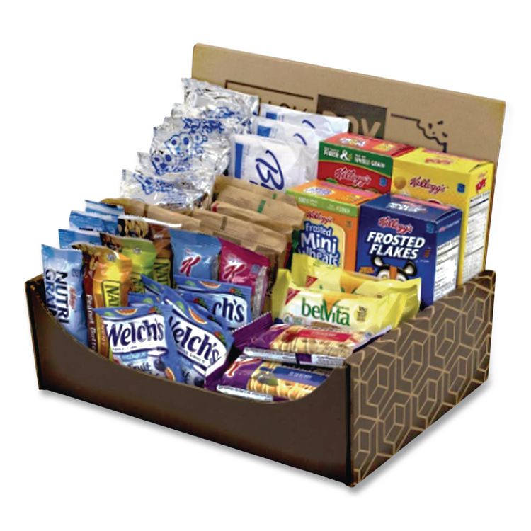 Breakfast Snack Box, 41 Assorted Snacks/Box