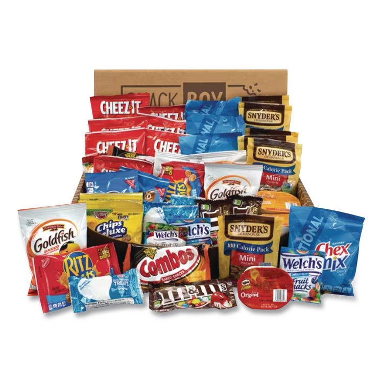 Party Snack Box, 45 Assorted Snacks/Box