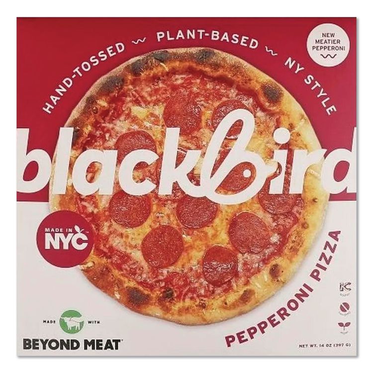 Plant-Based Pepperoni Pizza, 14 oz, 3/Carton