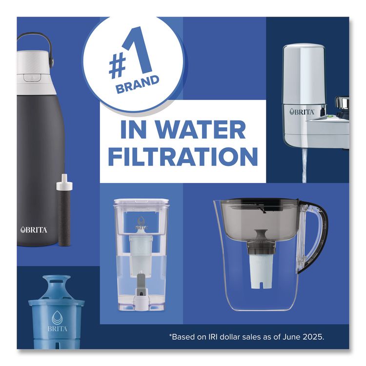 Standard Replacement Filters for Pitchers, 3/Pack, 8 Packs/Carton