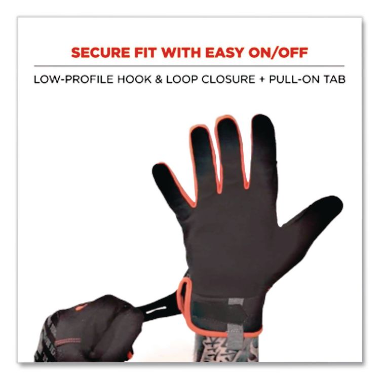 ProFlex 812 Standard Utility Gloves, Small, Black, Pair