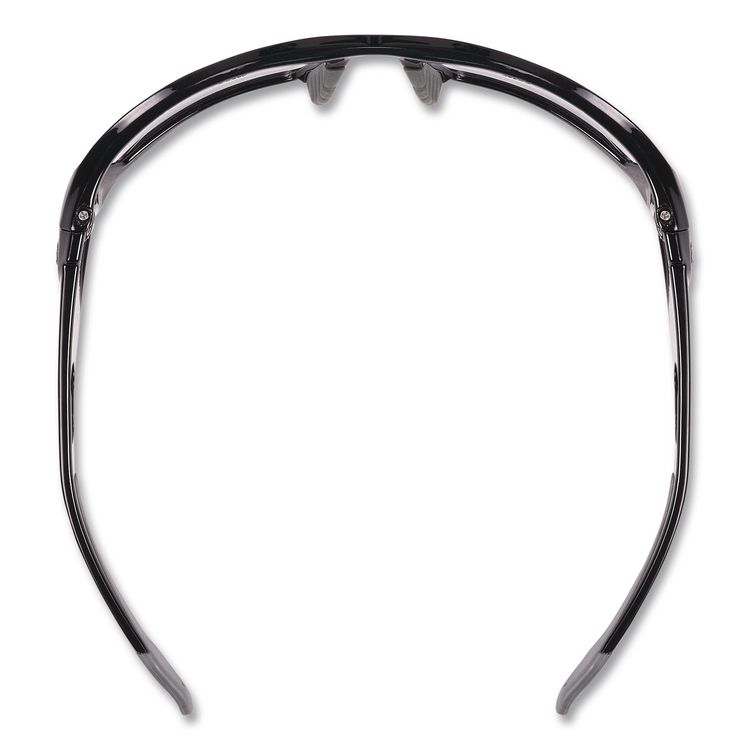Skullerz Odin Safety Glasses, Fog-Off Technology, Matte Gray Full Frame, Clear Dual Lens