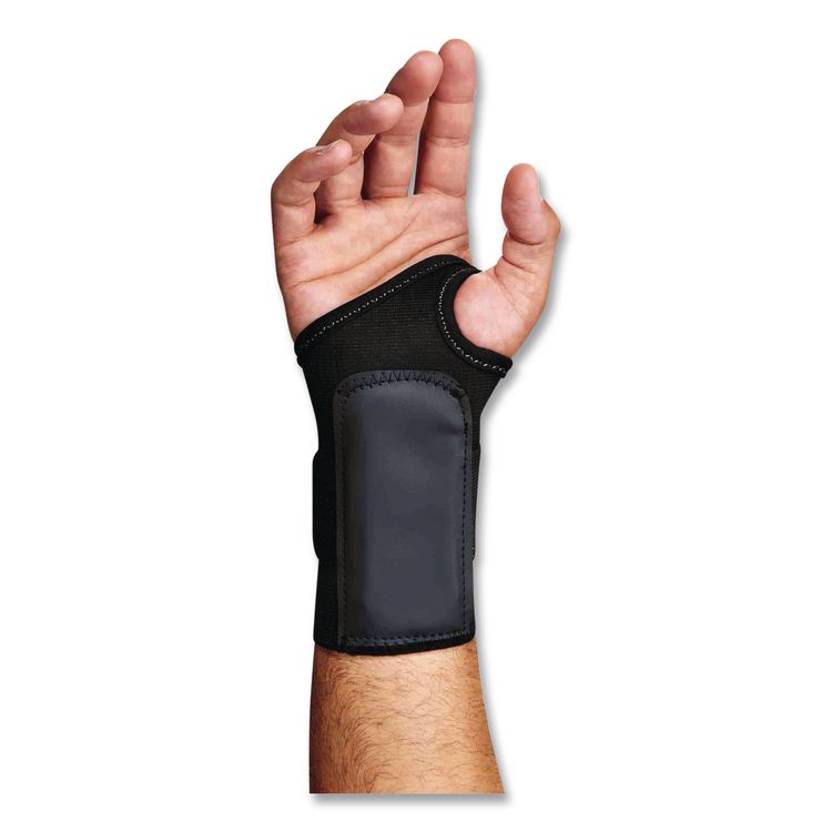 ProFlex 4000 Single Strap Wrist Support, Large, Fits Left-Hand, Black