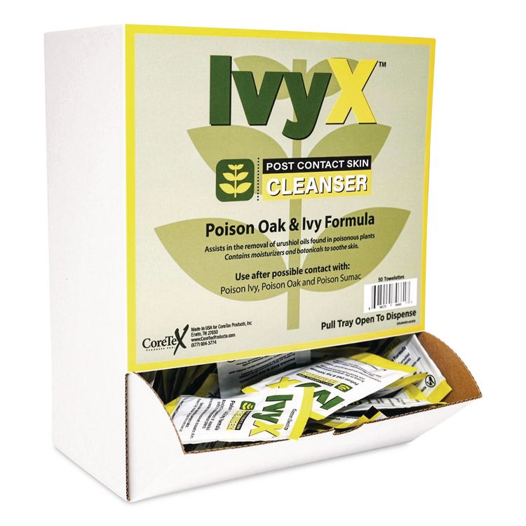 IvyX Post-Contact Cleanser Packets, 50 Packets