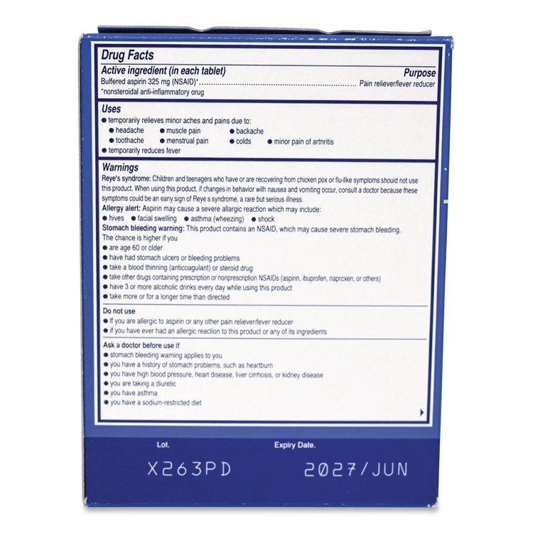 Alka-Seltzer, 2 Tablets/Packet, 36 Packets/Box