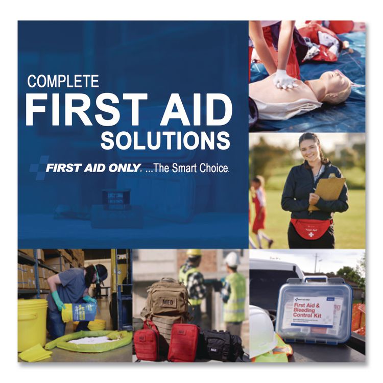First Responder Kit, 158 Pieces, Nylon Fabric Case