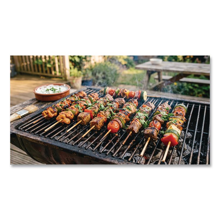 Wooden Skewers, 8.5", Natural, 1,000/Box, 5 Boxes/Carton