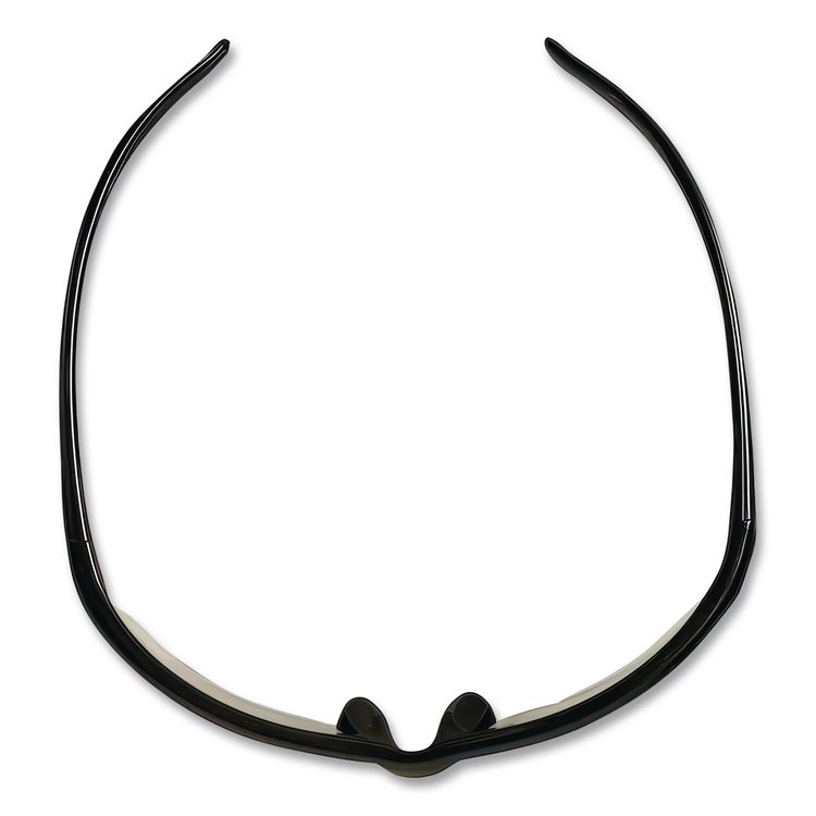 Equalizer Safety Glasses, Gunmetal Half Frame, Clear Dual Lens