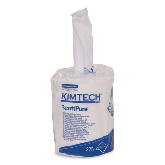 SCOTTPURE Critical Task, Center-Pull Roll Jr., 7 x 7, White, 225/Roll, 6/Carton
